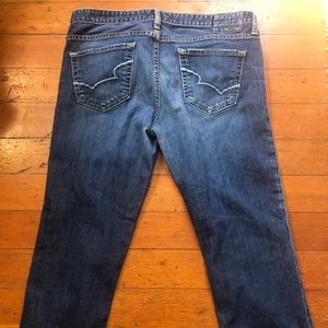 Big star capris, low to mid rise